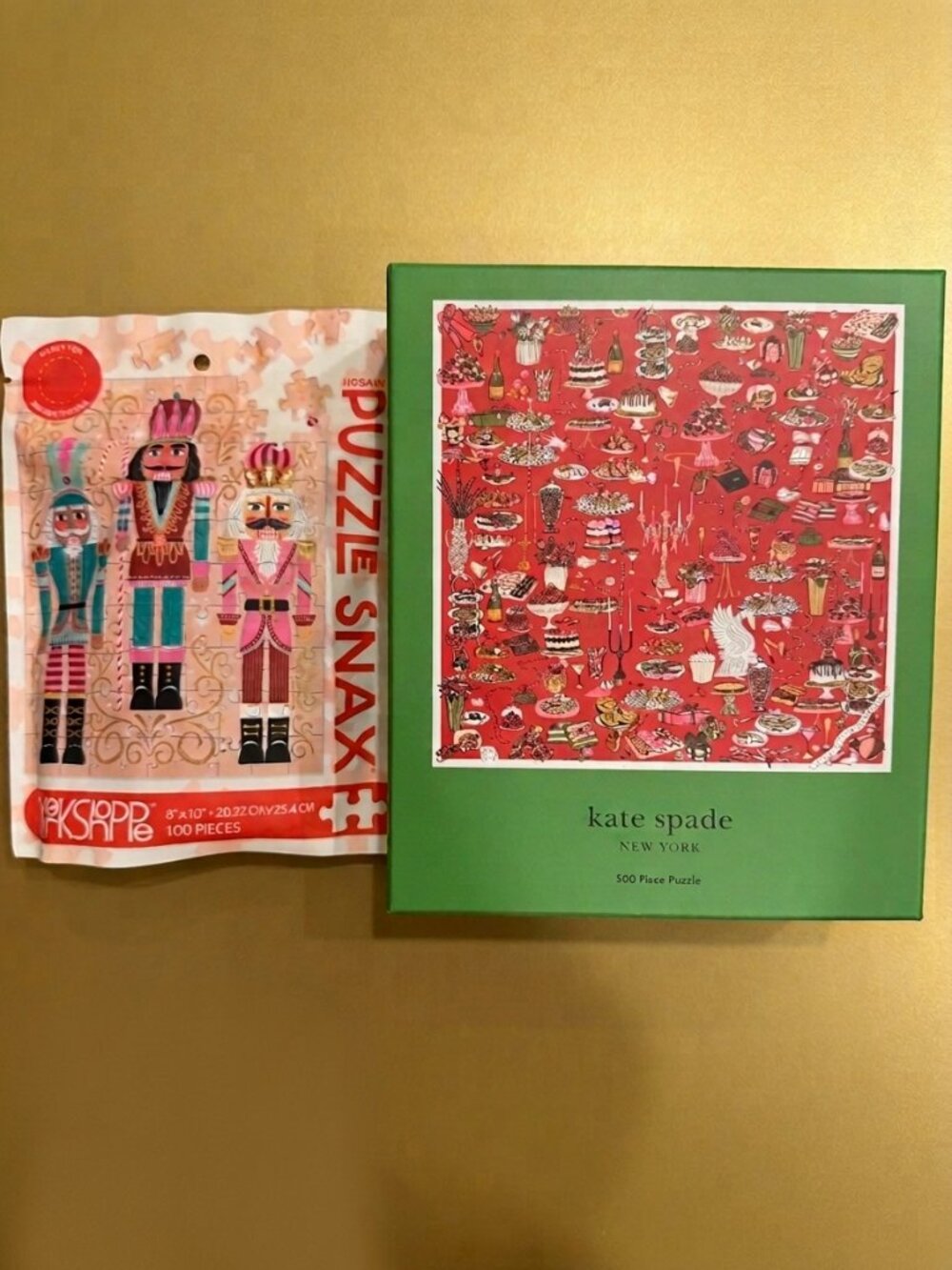 Set of 2 Holiday-Themed Jigsaw Puzzles